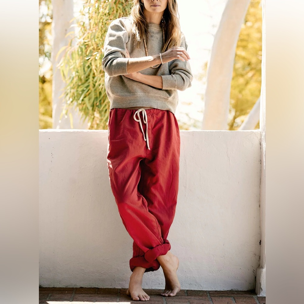 Imogene + Willie the lounge pant in poppy